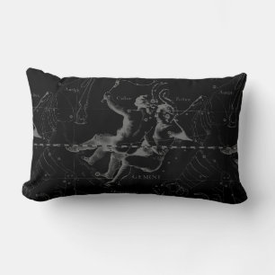 Coussin Rectangle Constellation Gemini par Hevelius 1690