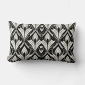 Coussin Rectangle Contraste noir et blanc (Recto)