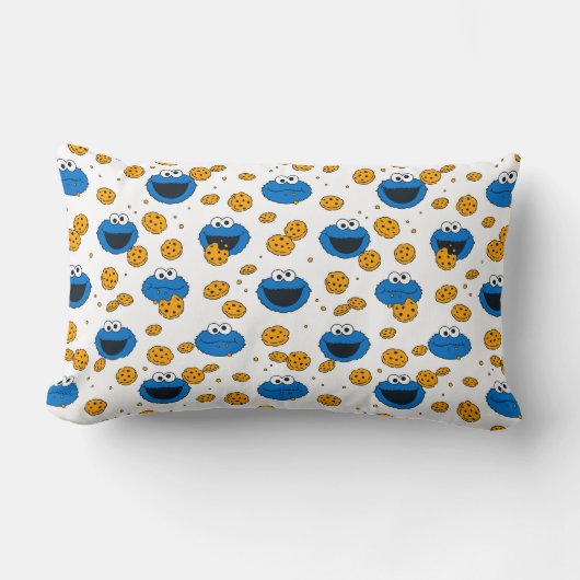 Coussin Rectangle Cookie Monster | C est pour motif de cookie (Recto)