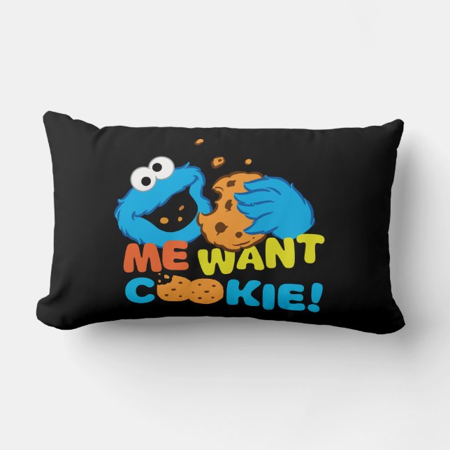 Coussin Rectangle Cookie Wants Cookie (Recto)