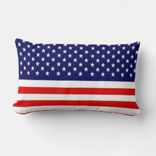 Coussin Rectangle Cool américain du drapeau patriotique