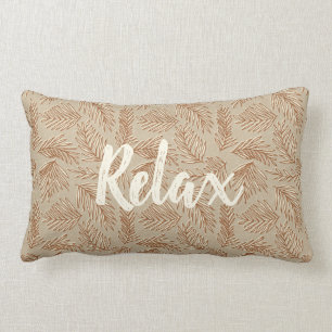 Coussin Rectangle Coordonnées des Spas tropicaux - Feuilles de palme