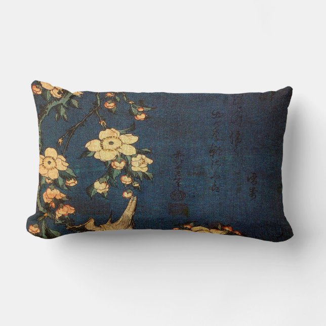 Coussin Rectangle Copie traditionnelle vintage de papier japonais (Recto)