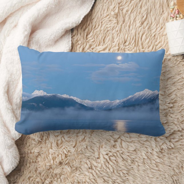 Coussin Rectangle Coucher de lune | Seabeck, Washington (Couverture)