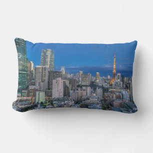 Coussin Rectangle Coucher de soleil sur l'horizon