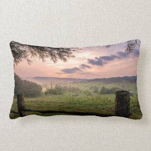 Coussin Rectangle Coucher du soleil de la Virginie