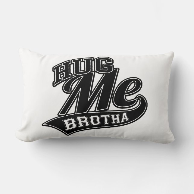 Coussin Rectangle Couleur Arrière - plan personnalisable pour Hug Me (Recto)