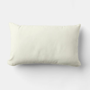 Coussin Rectangle Couleur solide ivoire