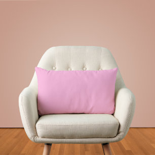 Coussin Rectangle Couleur solide rose pâle