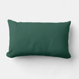 Coussin Rectangle Couleur solide verte Brunswick
