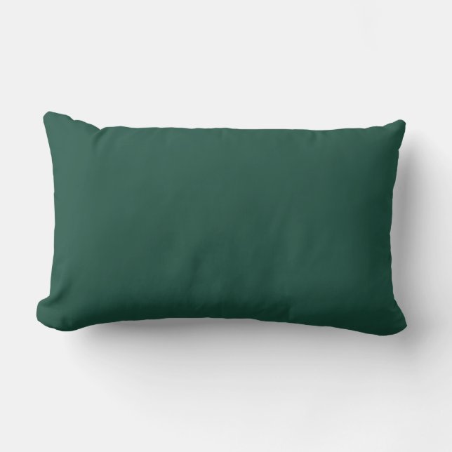 Coussin Rectangle Couleur solide verte Brunswick (Recto)