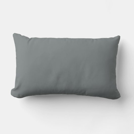 Coussin Rectangle Couleur unie : Gris Charbon (Recto)