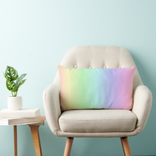 Coussin Rectangle Couleurs arc-en-ciel sur lumière Sky Blue Lumbar C