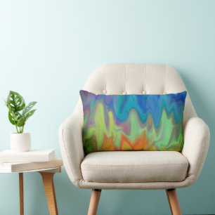 Coussin Rectangle Couleurs Brûlantes