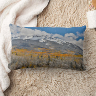 Coussin Rectangle Couleurs d'automne des peupliers trembles & Mon