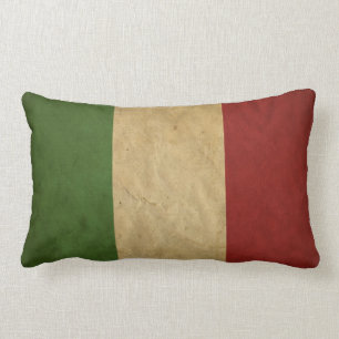 Coussin Rectangle Couleurs italiennes de grunge de drapeau