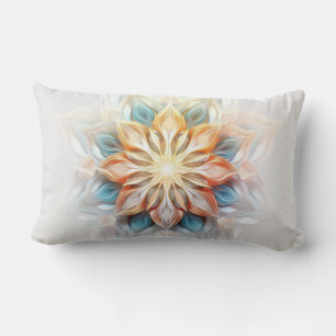 Coussin Rectangle Couleurs pastel éclatantes Mandala