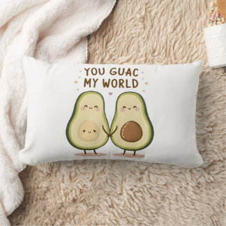 Coussin Rectangle Couple Avocado mignon
