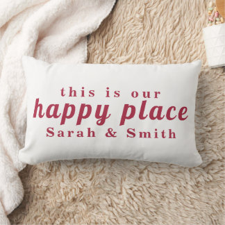 COUSSIN RECTANGLE COUPLE DE MARIAGE PERSONNALISÉ NOM MODERNE STYLÉ