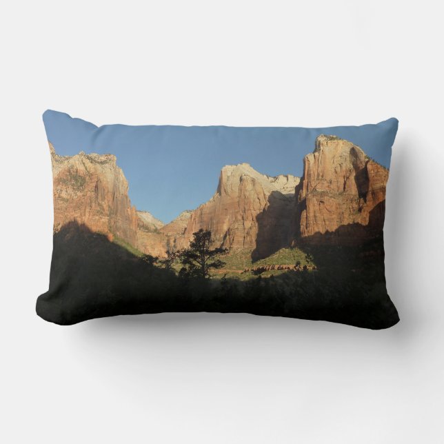 Coussin Rectangle Cour des Patriarches I à Zion National Park (Recto)