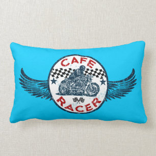 Coussin Rectangle Coureur de café de Moto
