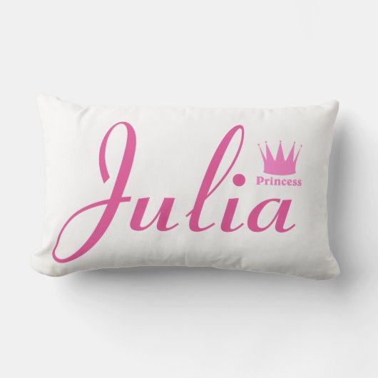 Coussin Rectangle Couronne de la princesse (Recto)