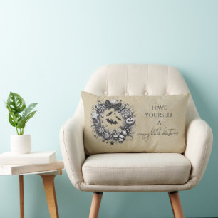 Coussin Rectangle Couronne Macabre