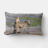 COUSSIN RECTANGLE COUSSIN, "BÉBÉ MONKEY À LA RETOUR DE MAMA MONKEY" (Recto)
