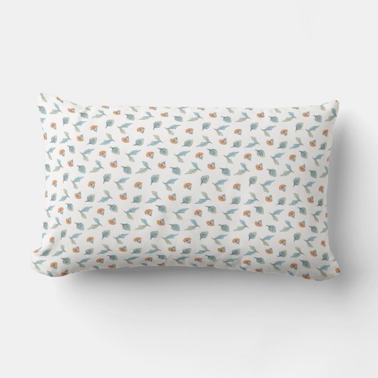 Coussin Rectangle Couverture jeté de feuilles de pétales (Recto)