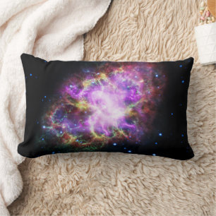 Coussin Rectangle Crabe Nebula Supernova Remnant Hubble Composite