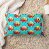 Coussin Rectangle Crabes de dessin animé mignons (Couverture)