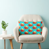 Coussin Rectangle Crabes de dessin animé mignons (Chaise)