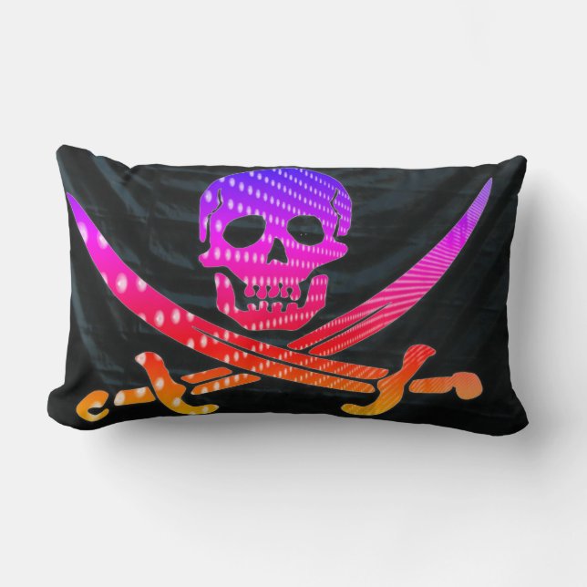 Coussin Rectangle Crâne (Recto)