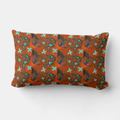 Coussin Rectangle Crazy Quilt - Fractal Abstract Design (Verso)