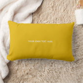Coussin Rectangle Créez Votre Propre Conception Personnalisée Jaune (Couverture)