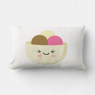 Coussin Rectangle Crème glacée Kawaii