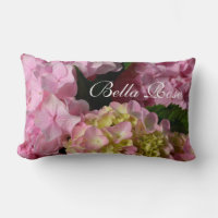 Crème rose Hydrangeas jaune rose vert floral