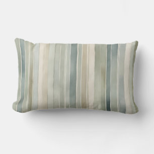 Coussin Rectangle Crème turquoise bleue Sage vert Distressed