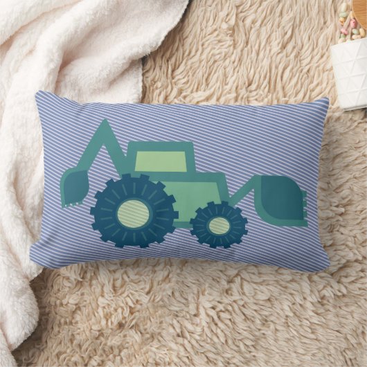 Coussin Rectangle Creuse de gosse verte et bleue (Couverture)