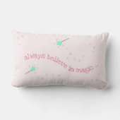 Coussin Rectangle Croire toujours à la magie - Magic Fairy Wand Nurs (Verso)