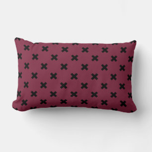 Coussin Rectangle Croix noire sur mûrier