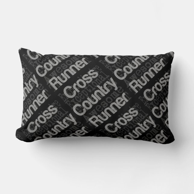 Coussin Rectangle Cross Country Runner Extraordinaire (Recto)