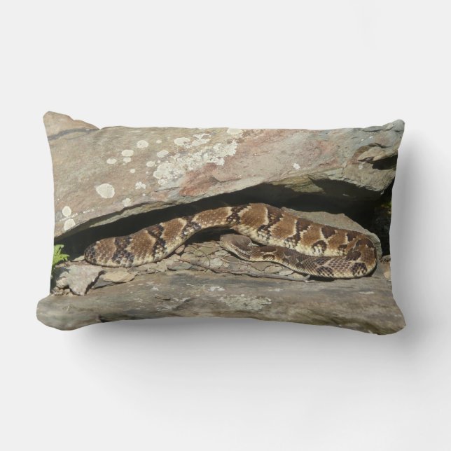 Coussin Rectangle Crotale dans le parc national de Shenandoah (Recto)