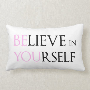 Coussin Rectangle Croyez en vous-même - soyez vous meme de citation