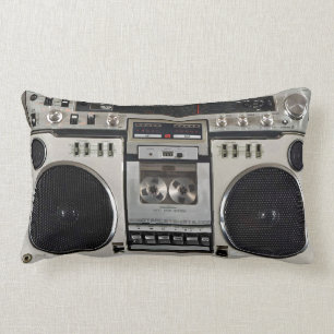 Coussin Rectangle Cru 80s Boombox Ghettoblaster