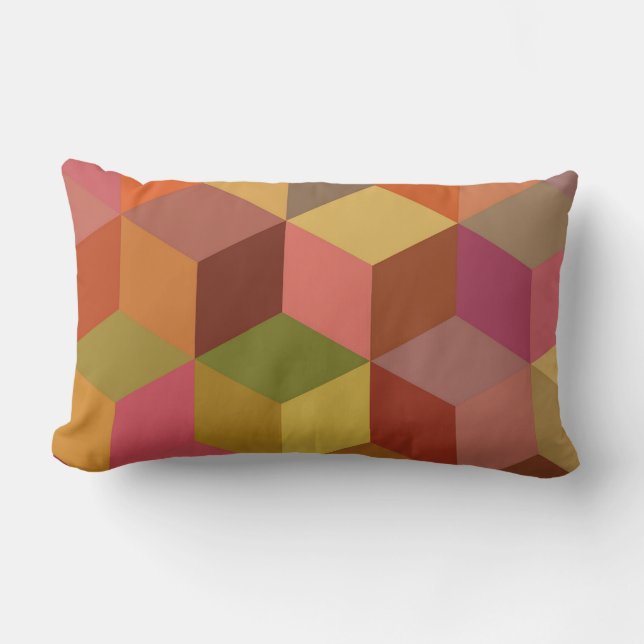 Coussin Rectangle Cube II (Recto)