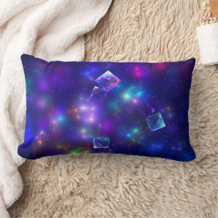 Coussin Rectangle Cubes cosmiques