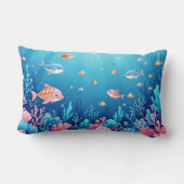 Coussin Rectangle Cushion Coral Dream (Verso)