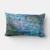 COUSSIN RECTANGLE CUSHION DE LA NOUVELLE-ZÉLANDE PAUA LUMBAR (Verso)