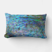 COUSSIN RECTANGLE CUSHION DE LA NOUVELLE-ZÉLANDE PAUA LUMBAR (Recto)